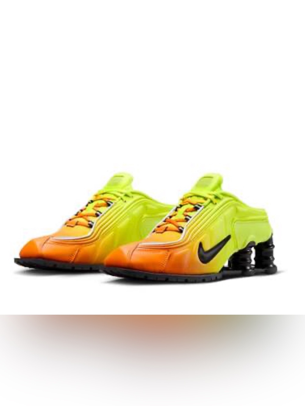 Nike + Martine Rose Shox MR4 - Safety Orange Ombré - Womens 9